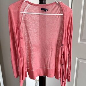 American Eagle Outfitters Coral Cardigan Sweater
